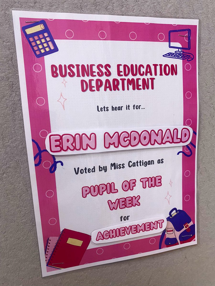 HarrisBusEd's tweet image. Huge well done for last weeks Business Pupil of the Week 🥳🤩⭐️🏆
