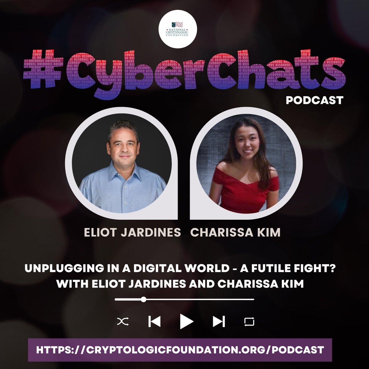 Stay tuned for our first episode of #CyberChats! We’re talking about all things social media and how devices are constantly connected. Check out the episode on cryptologicfoundation.org/podcast or wherever you listen to your podcasts. #cybereducation #highschool #middleschool  l