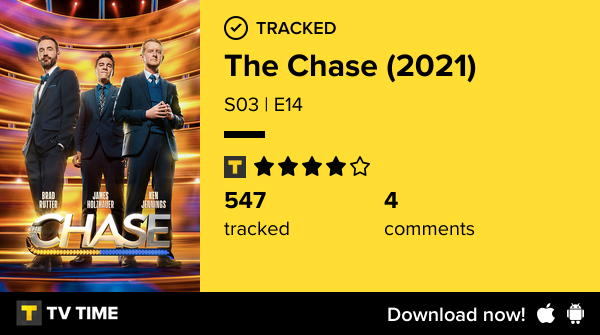 BadFish2469's tweet photo. I've just watched episode S03 | E14 of The Chase (2021)! https://t.co/ktteHO1lm0 #tvtime https://t.co/GmFVSQnBQG