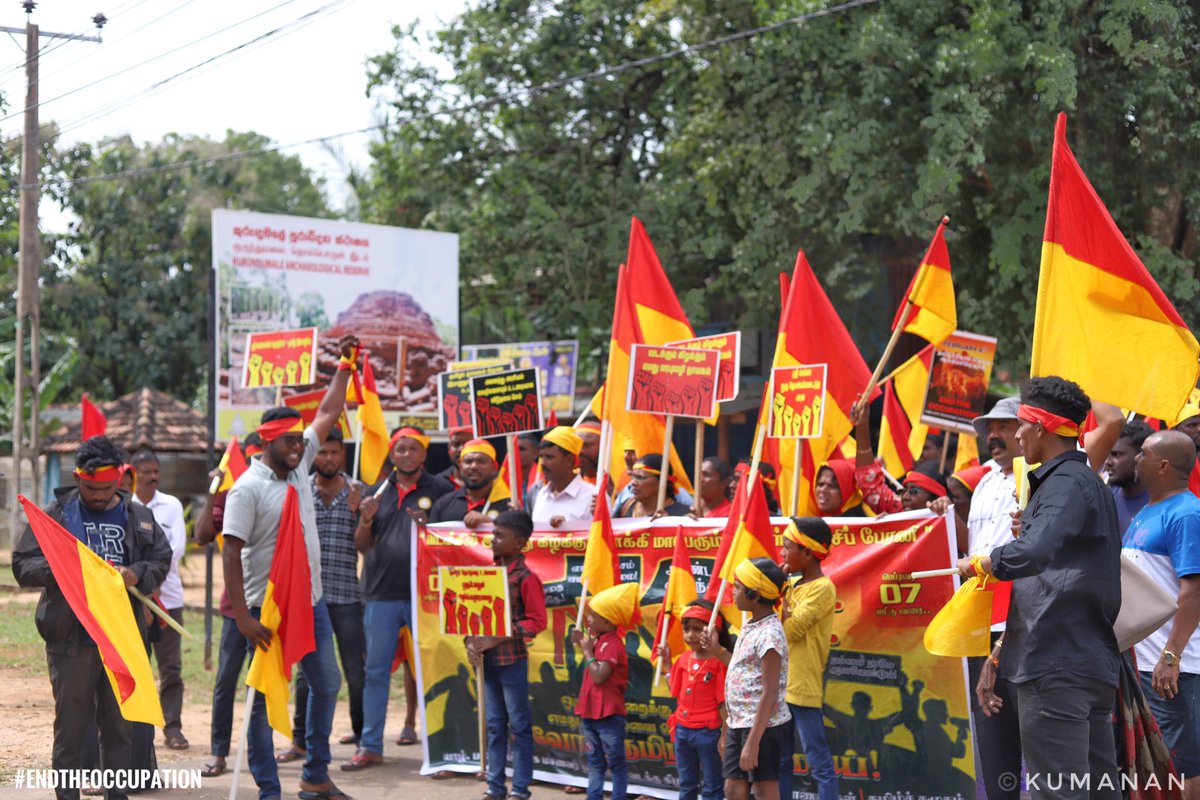 kumanan93's tweet photo. #EndTheOccupation rally going through occupied Tamil lands
#N2E #Sinhalization https://t.co/QGjvZoC9V0