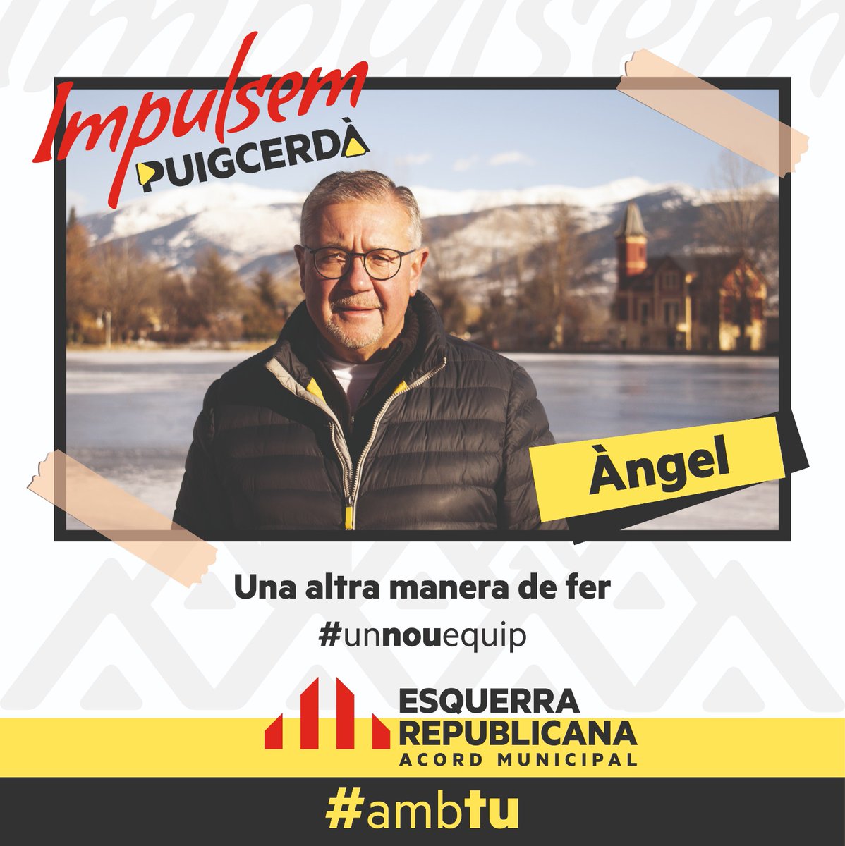 IMPULSEM PUIGCERDÀ-ERC-AM (@erc_puigcerda) on Twitter photo 🔊SEGUIM AMB LES PRESENTACIONS D'IMPULSEM PUIGCERDÀ-ERC-AM.
🗳️ Avui us presentem la següent incorporació de l'equip municipal d'Impulsem Puigcerdà-ERC-AM al consistori de Puigcerdà.
🧔🏼♂️Ángel Llobell i Martorell.
👍🏻Endavant <a href="/LlobellAngel/">@angel_llobell</a>!!
#unnouequip #unaaltramaneradefer 🔊SEGUIM AMB LES PRESENTACIONS D'IMPULSEM PUIGCERDÀ-ERC-AM.
🗳️ Avui us presentem la següent incorporació de l'equip municipal d'Impulsem Puigcerdà-ERC-AM al consistori de Puigcerdà.
🧔🏼♂️Ángel Llobell i Martorell.
👍🏻Endavant <a href="/LlobellAngel/">@angel_llobell</a>!!
#unnouequip #unaaltramaneradefer