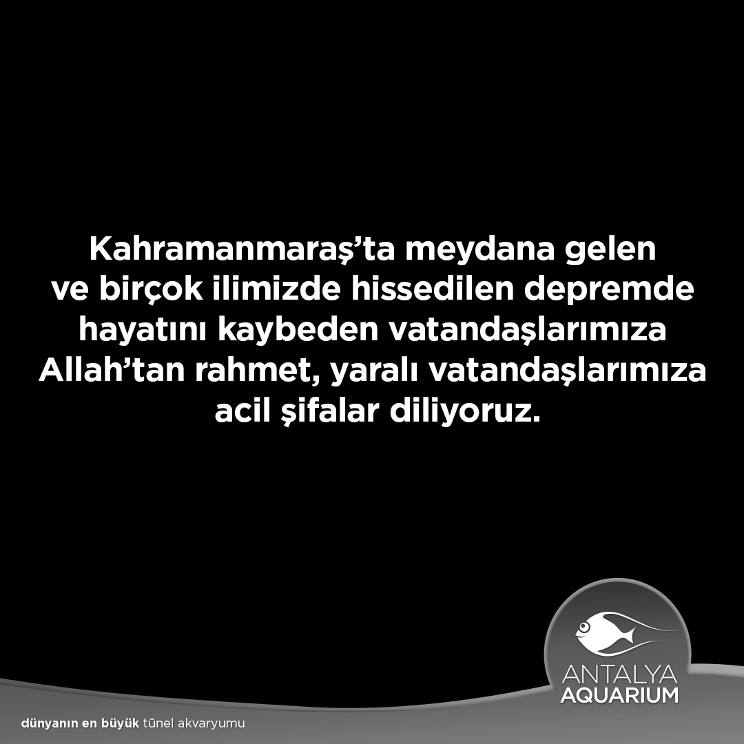 Antalya Valiliği ve AFAD ile koordinasyon halinde elimizden gelen desteği vermeye çalışacağız.
#kahramanmaraş #gaziantep #deprem #antalya #malatya #hatay #afad <a href="/afadbaskanlik/">AFAD</a>