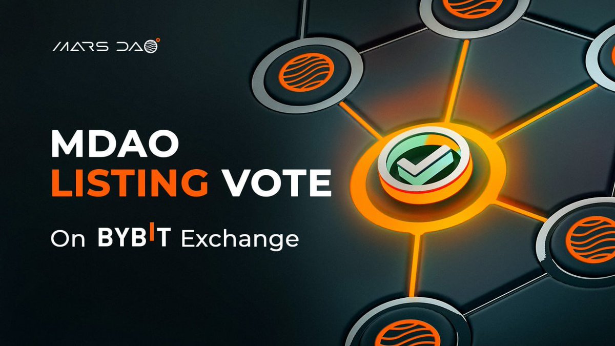 ⏰ The voting for our $MDAO token on <a href="/Bybit_Official/">Bybit</a>  is now scheduled

February 9, at 03:00 UTC (07:00 UTC+4), voting for the token to be listed will start

We hope for your support!❤️

🌟ByBit registration link: partner.bybit.com/b/mdao 

🌟Voting:
bybit.com/en-US/trade/sp…

$MDAO