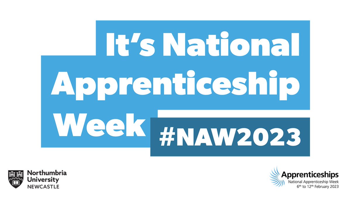 It's National Apprenticeship Week! We are celebrating all week by highlighting what Degree Apprenticeships are and what programmes we offer at Northumbria. Find out more about our apprenticeships @ https://t.co/AGLkb7EqqB

#NAW2023 #SkillsForLife #Apprenticeships https://t.co/fyfvKips0j