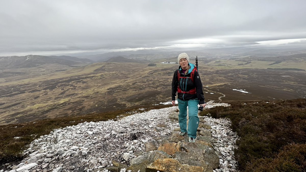 OTATScotland's tweet image. A harsh day on Beinn a' Ghlò seen us cut it short in favour of the warmer and drier conditions offered to us by Hamish! (🚐) We got as far as the first summit, Càrn Liath and then chose to do a 180. The wind was biting my hooter and there were no views to be had. #thinkwinter