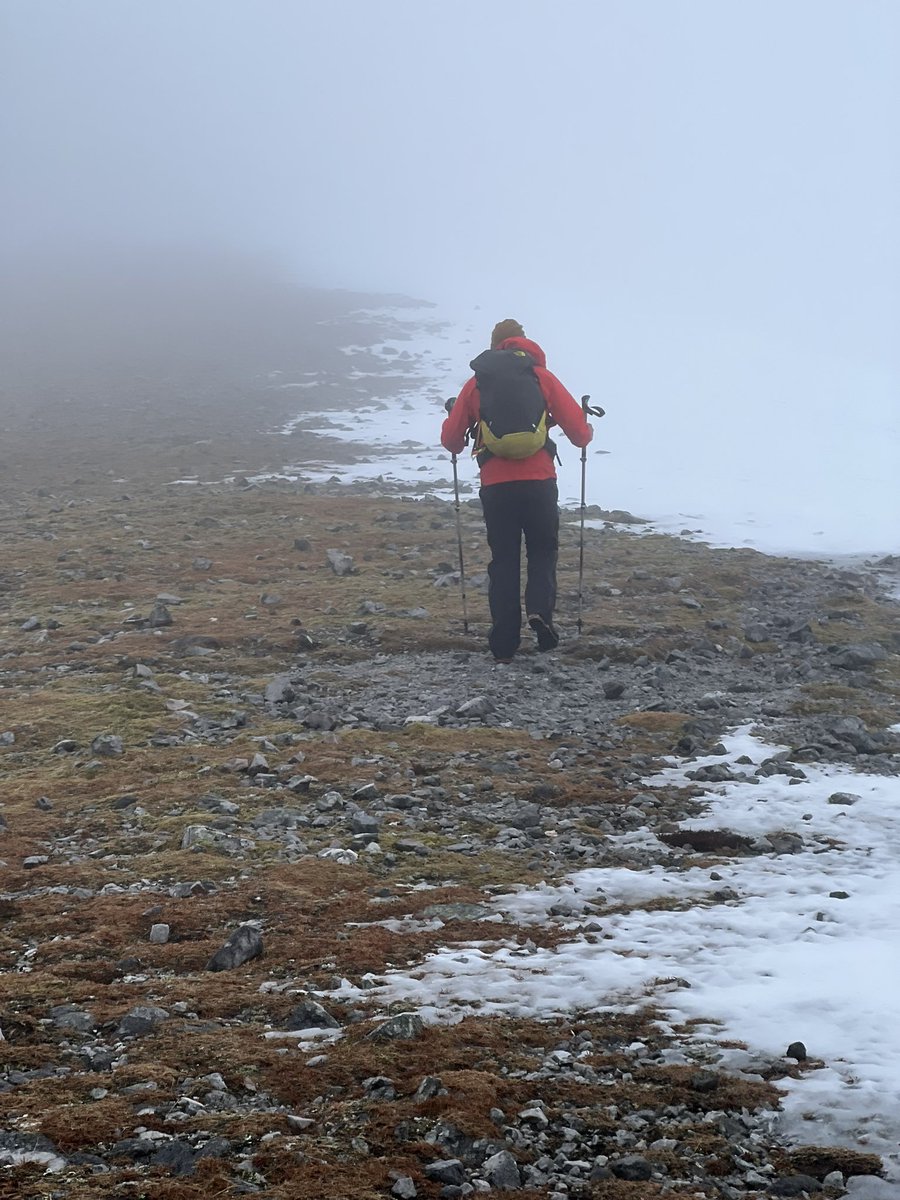 OTATScotland's tweet image. A harsh day on Beinn a' Ghlò seen us cut it short in favour of the warmer and drier conditions offered to us by Hamish! (🚐) We got as far as the first summit, Càrn Liath and then chose to do a 180. The wind was biting my hooter and there were no views to be had. #thinkwinter