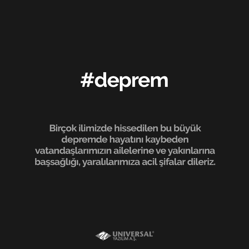 #deprem