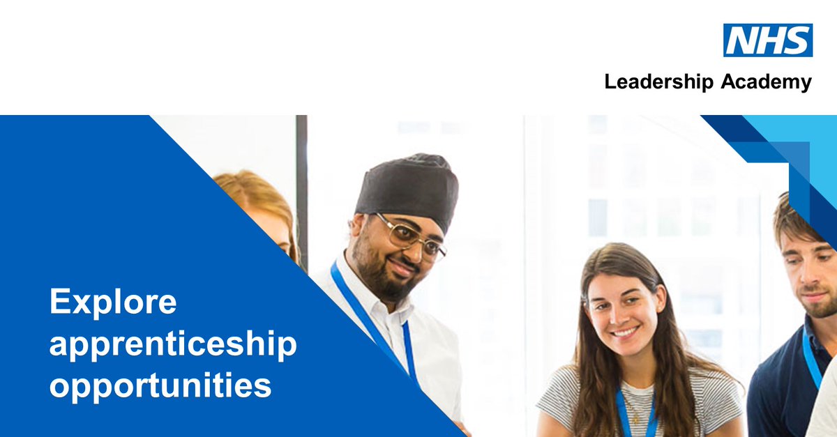 NHSLeadership's tweet photo. It's #NationalApprenticeshipWeek 🙌 Did you know we've partnered with providers to offer our leadership programmes as part of apprenticeships?

Find out more here: https://t.co/yLMGCGlcWi #NAW2023 #SkillsForLife @Apprenticeships @HealthCareersUK @people_nhs https://t.co/9dPNIEBFNj