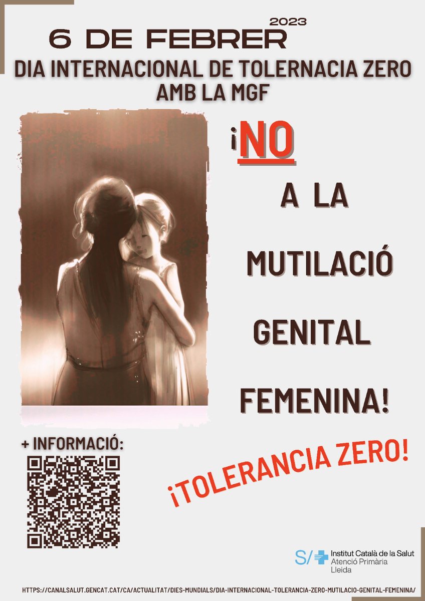 apicslleida's tweet photo. 🗓️💜 #Sabiesque s'entén per mutilació genital el procediment que implica l'extirpació total o parcial dels genitals externs femenins o lesions als genitals femenins amb finalitat no terapèutica

6 de febrer #DiaInternacionalToleranciaZeroMGFiNoMutilacióGenital 

#CUAPLleida https://t.co/CleRNcncrC