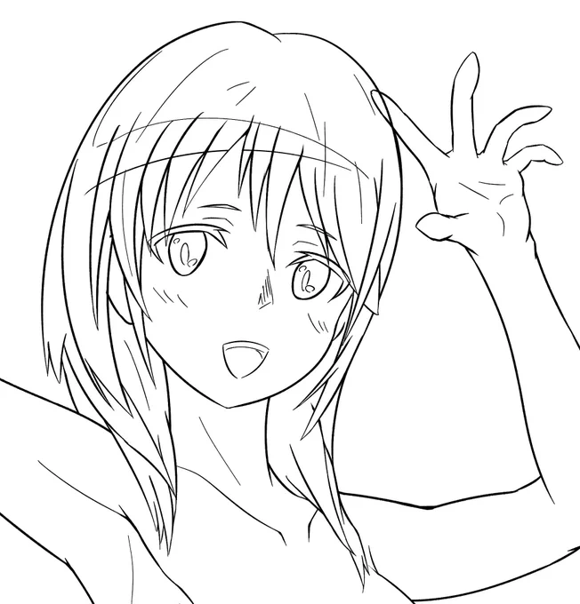 悠都描くたびに線多いなぁってなるんだよな 