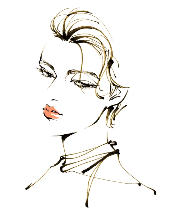 どタイプの女性#イラスト#illustration 