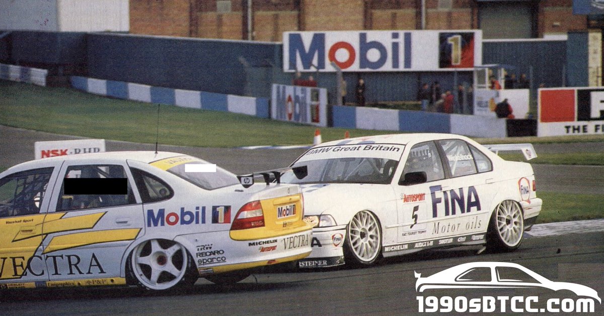 Here’s a Monday teaser for you - can you name the driver of the Vauxhall Vectra &amp; the race? 🤔 #BTCC