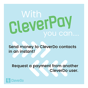 CleverDoGlobal's tweet photo. In the very near future, we will have some great new features for you to enjoy with the CleverDo App. One of these will be CleverPay!
#cleverdo #mobilewallet #IBANS #CleverPay #finance https://t.co/htMYjvfSyB