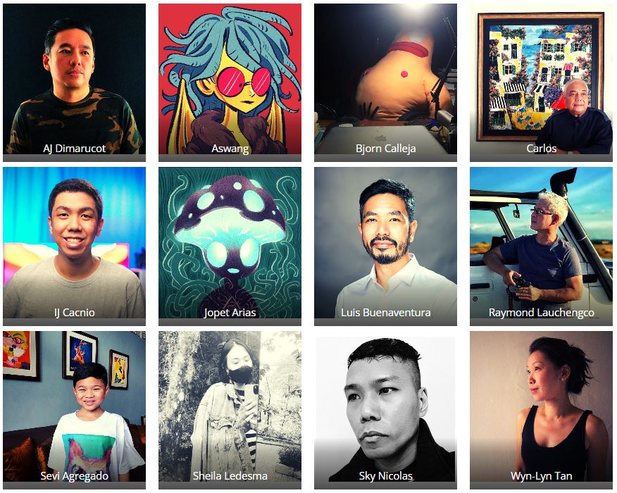 bitpinas's tweet photo. The artists whose works are on display @galeria_paloma @artfairph @Ninfa_io are: https://t.co/iuPGjwhHI8

@AlarconBrothers @ajdimarucot @AswangNFT @bjorncalleja @artbycarlosph @motioneer_ @AriasJopet @helloluis @raymondlauch @Sevi_LovesArt @sheilaaledesma @skyenicolas @WynLynTan https://t.co/kb7x1yys8P