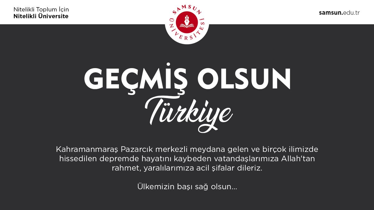 Samsun Üniversitesi (@samsun_univ) on Twitter photo 