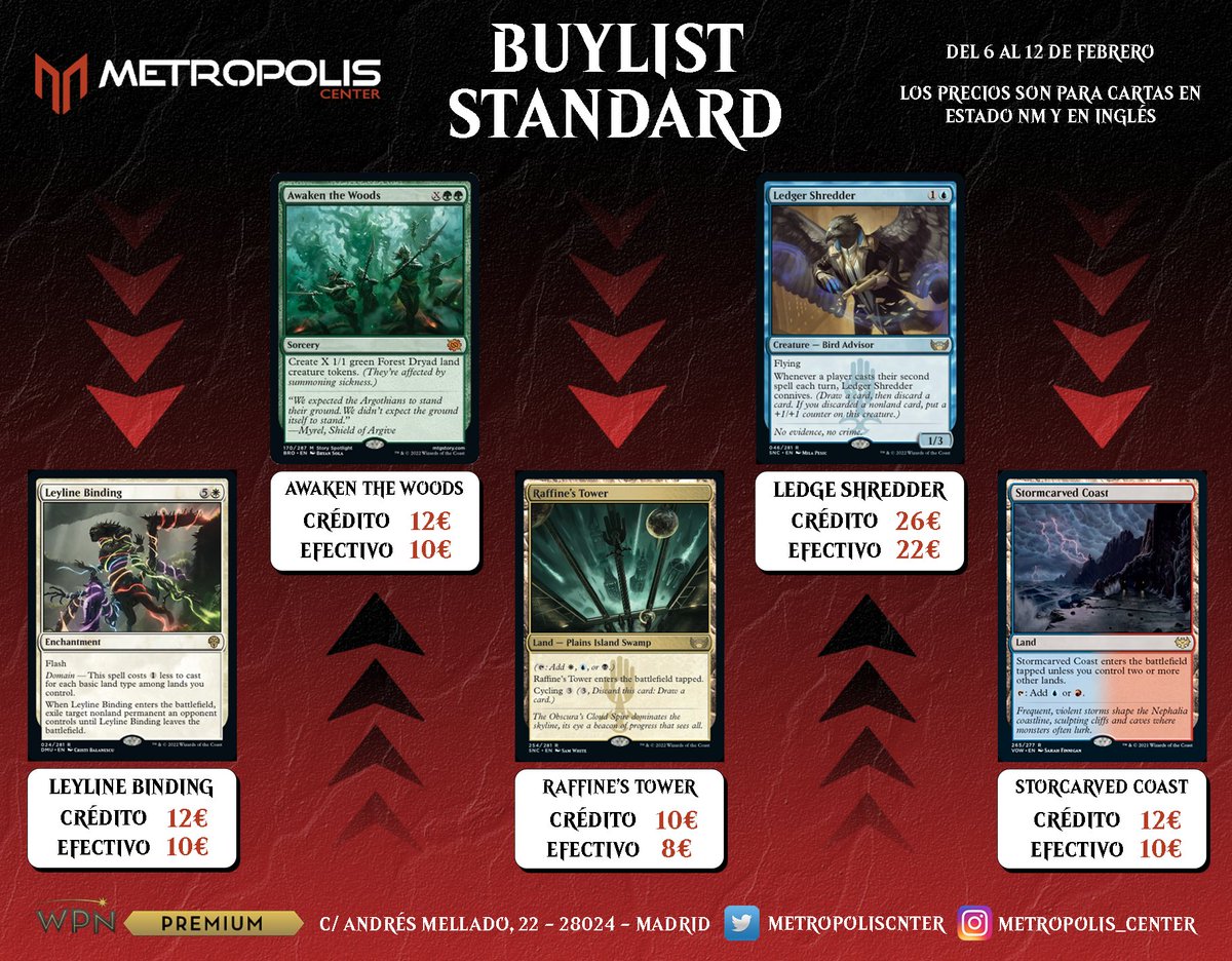 MetropolisCnter's tweet photo. Empezamos una sección de Buylist: 

¿Quieres vender tus cartas?

Acércate a la tienda o escríbenos un MD y nosotros te decimos cómo hacerlo.

#buylist #MTG #cash4cards https://t.co/cIgPjeWhVL