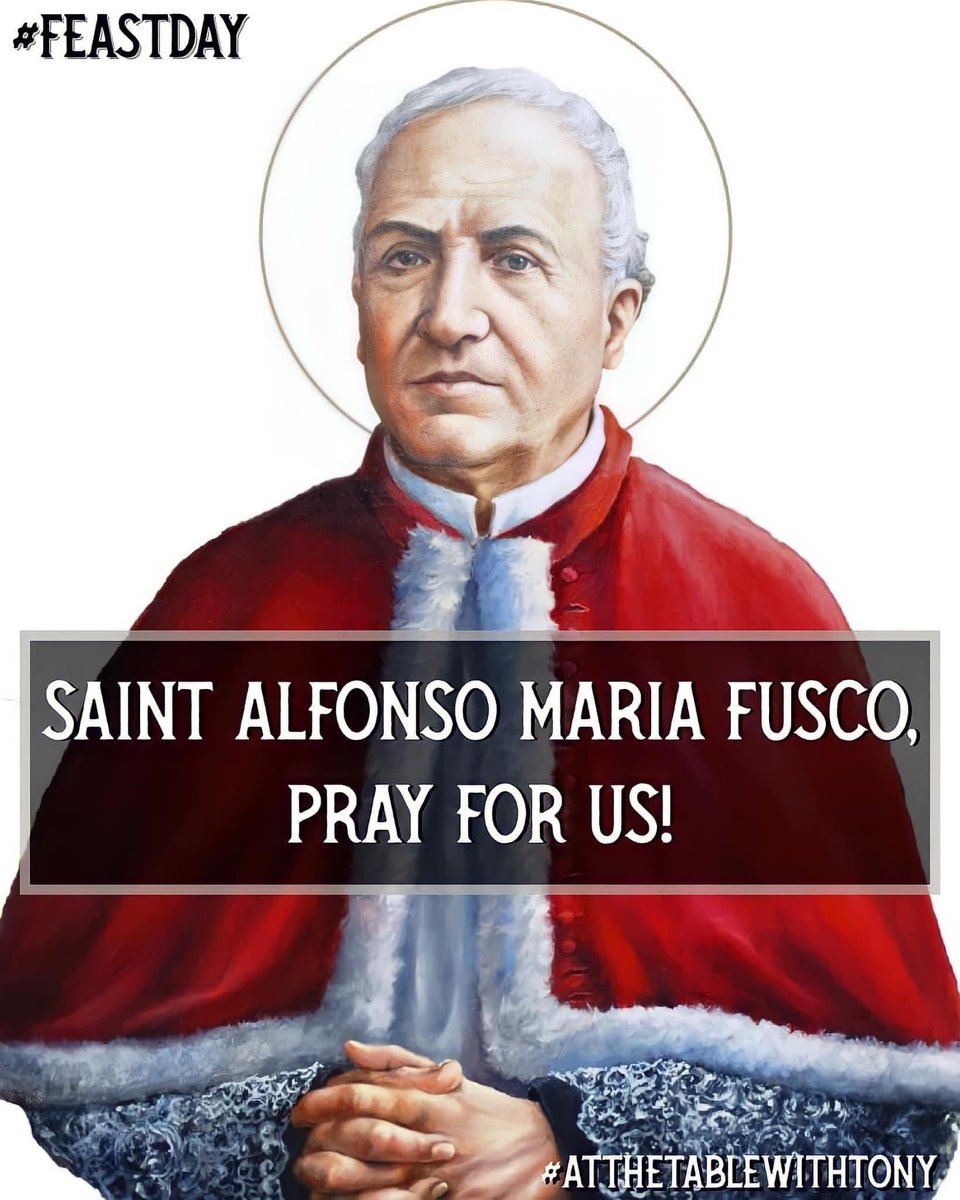 Tony Mangia on Twitter "Saint Alfonso Maria Fusco, pray for us! He is