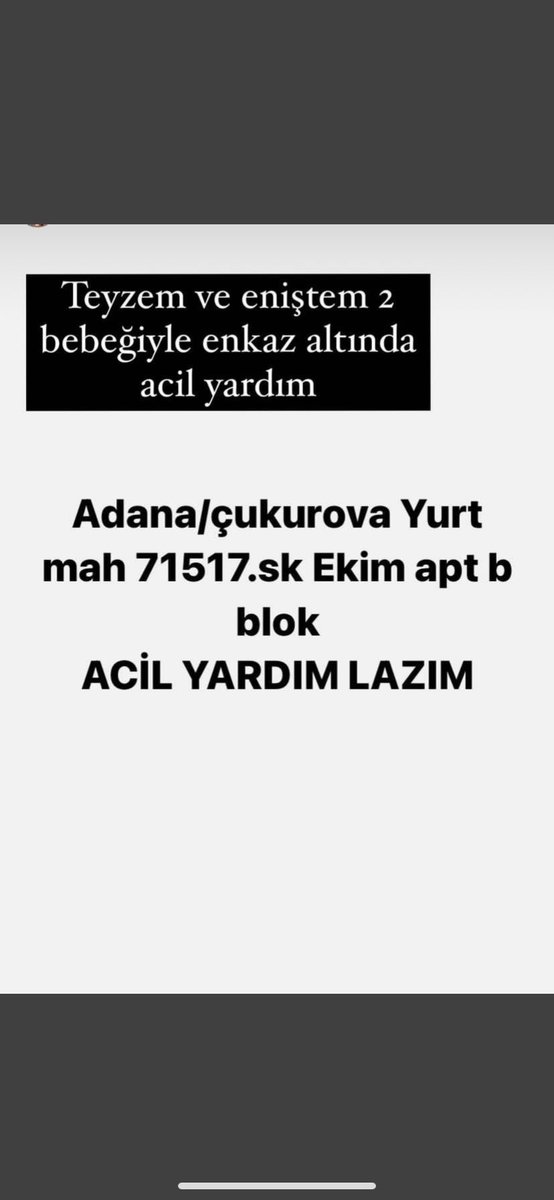 omertekerr's tweet photo. @haluklevent lütfen yardım edin https://t.co/Ii7EtV9cii