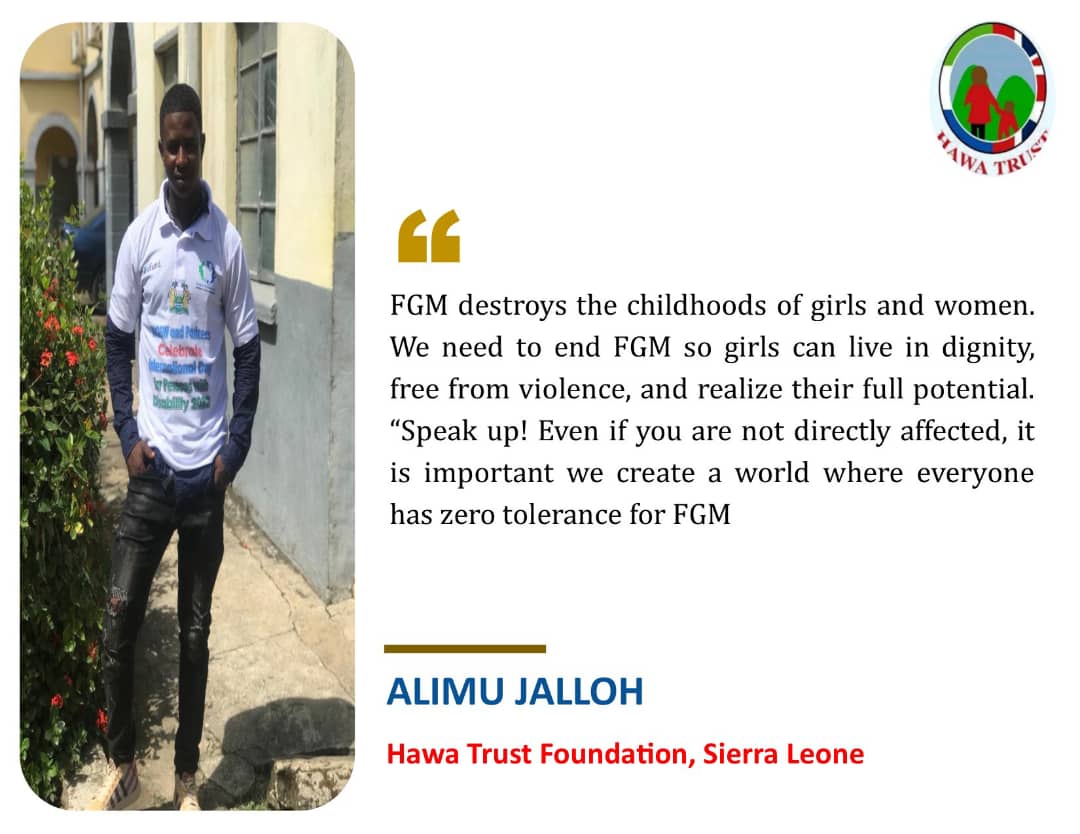 As we celebrate International Day of Zero Tolerance for Female Genital Mutilation.OnThetheme“Partnership with Men and Boys to Transform Social and Gender Norms to End Female Genital Mutilation”Hawa Trust Men send messages to the world in ending Fgm. #MenEndFgm @HawaDSesay