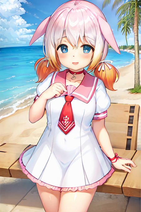 ナルカのシーンを4枚作ってみました。座った姿と後ろ姿、少し成長したナルカのシーンで構成されています。 