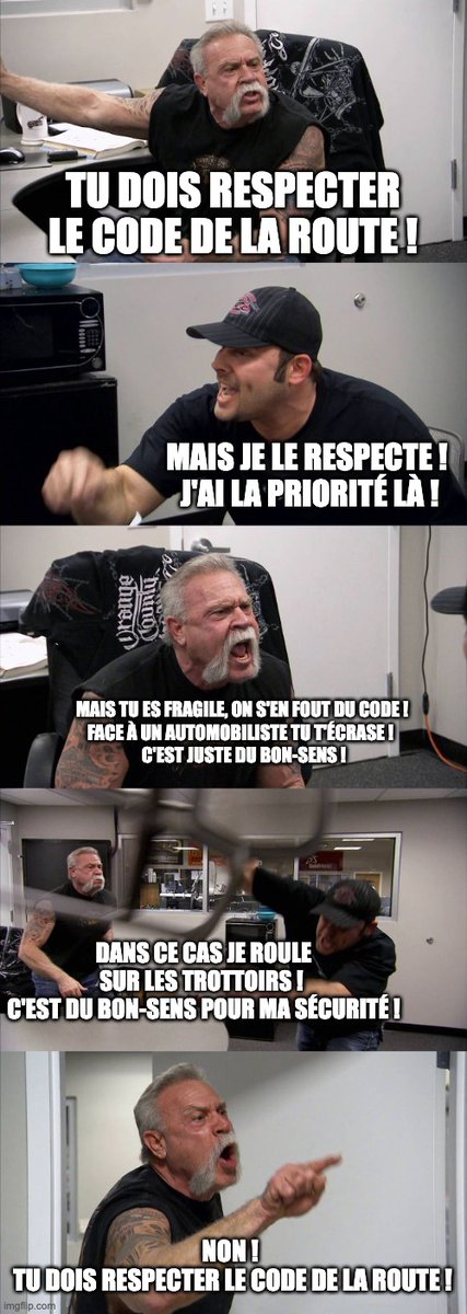 Cycliste, tu dois respecter le code de la route !