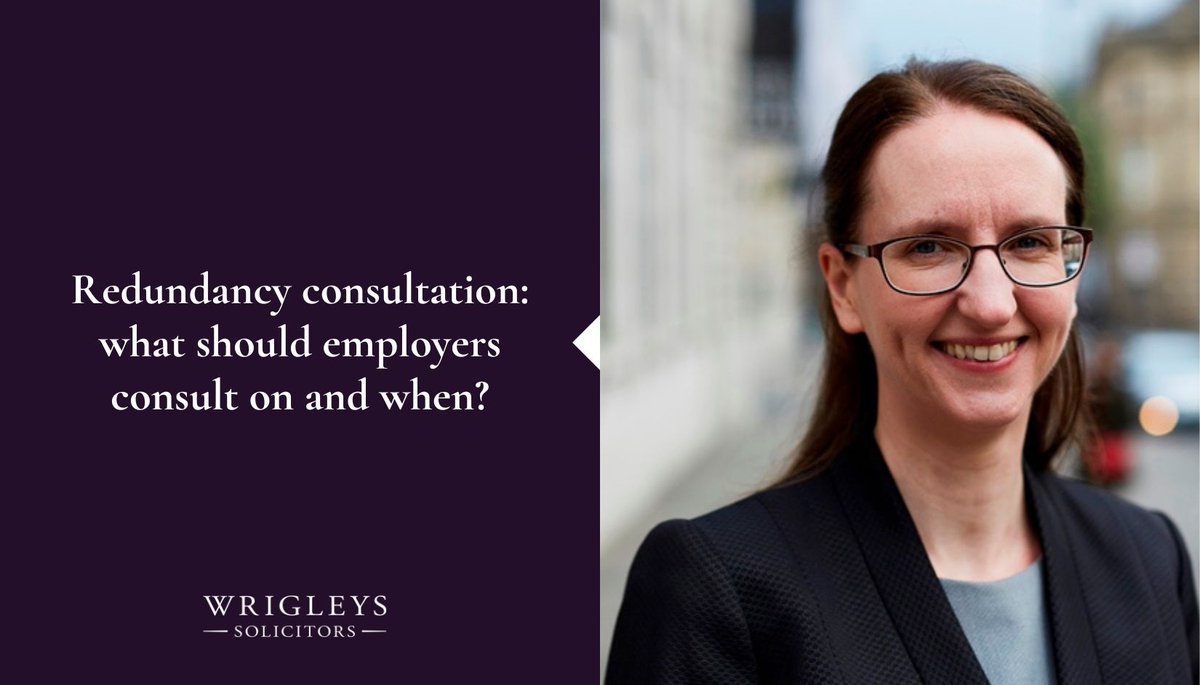 Wrigleys_Emp's tweet photo. Our employment solicitor @AlacoqueMarvin considers a recent #EmploymentAppealTribunal case, which provides a timely reminder of some of the fundamental principles of a fair #redundancyprocess. https://t.co/Ae3d6vpS3Y #fixedtermemployee #ukemplaw #employmenttribunal https://t.co/4vkEYMPagr