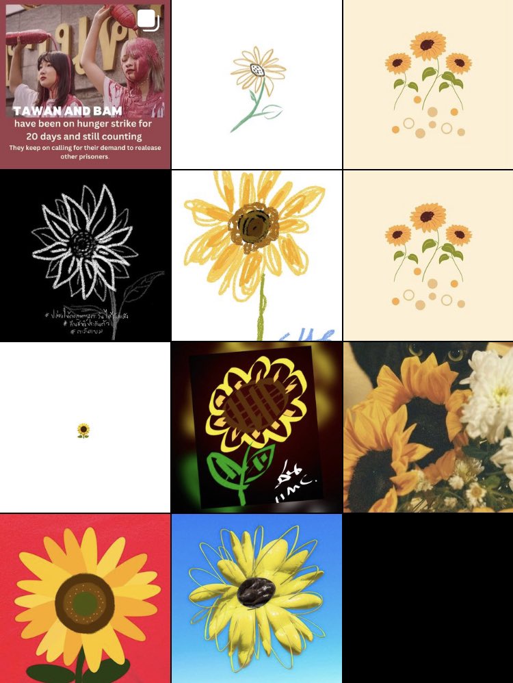 ขอบคุณศิลปินทุกคนที่ออกมาช่วยส่งเสียงให้สังคมสนใจ #ตะวันแบม และอีกหลาย ๆ คนที่กำลังรอคอยอิสรภาพ