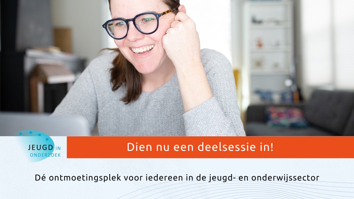 (Tussentijdse) resultaten van jouw onderzoek delen met een breed publiek? Dat kan op Jeugd in Onderzoek. Indienen kan tot en met 20 maart. [TIP!] Betrek iemand uit de praktijk, zoals een professionals of een jongere, bij jouw sessie. Dit is echt een pré 👉 jeugdinonderzoek.nl