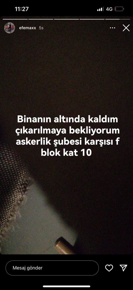 <a href="/haluklevent/">Haluk Levent ( Ahbap Ekibi )</a> Kahramanmaraş Ebrar Sitesi Sabah ulaşdık konuşuyordu sonra iletişim koptu