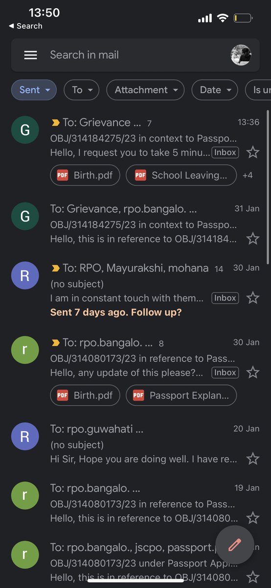 mayukhxsaha's tweet photo. Its been days now that I’ve not received a response from them and I have been following up via mail everyday. This is urgent for me as I have to apply for my IELTS and GMAT exam soon and I also have tickets booked to Rome on the 14th of April. Both process needs a valid passport. https://t.co/8jigX7QqWX