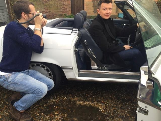 Rockstarscars's tweet image. Happy Birthday to Rick Astley, seen here with his Mercedes R107, we'd love to know if he's had it from nearly new? 'Never Gonna Give you Up' was released in in 87, this is an 86. We'd love to interview him for the project we do love an SL as you know, pls RT
