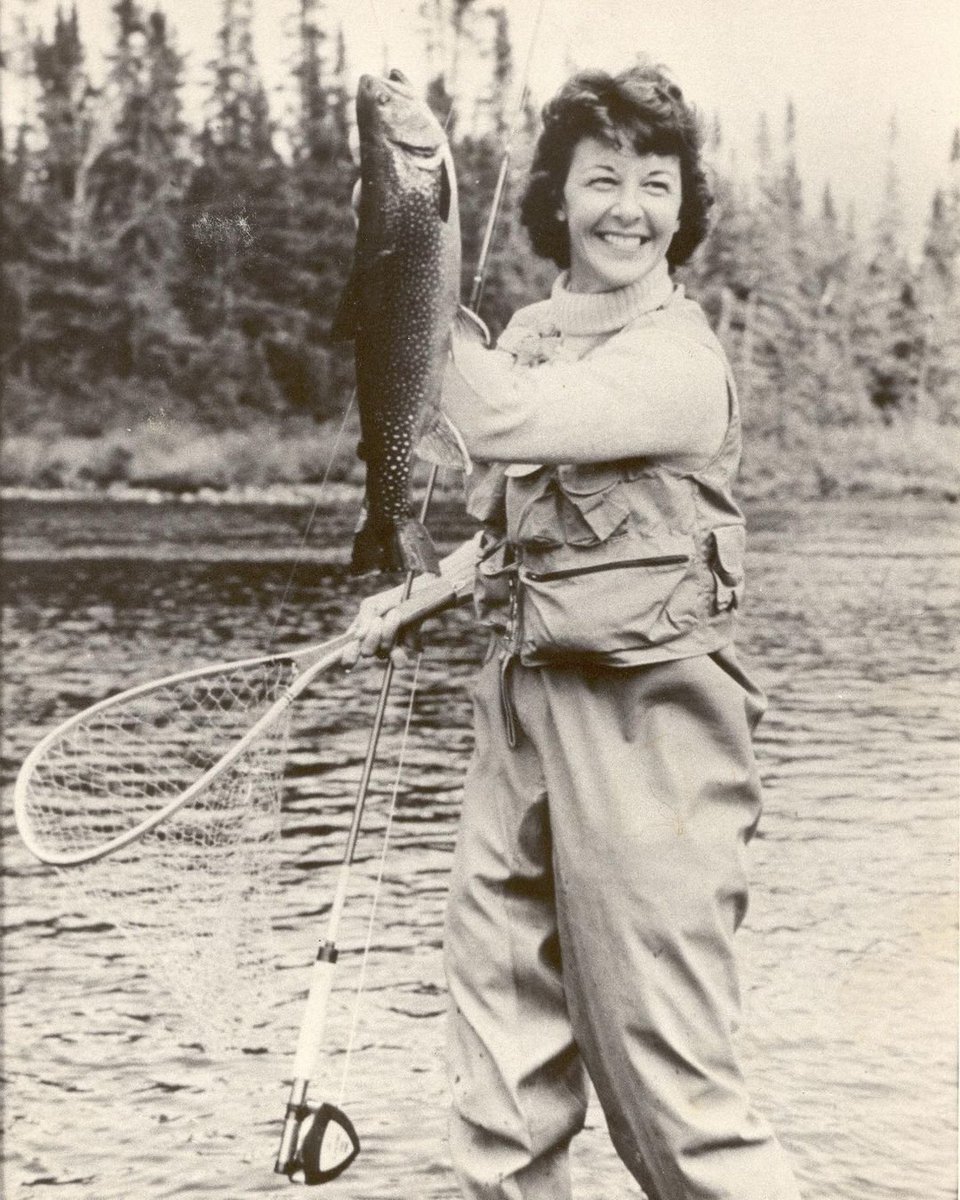 dieworkwear's tweet image. Underappreciated style icons: Joan Wulff, "First Lady of Fly Fishing"