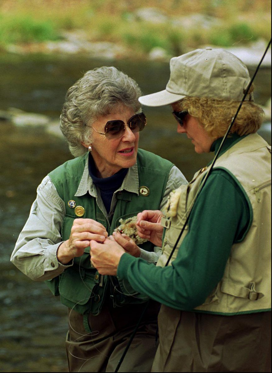 dieworkwear's tweet image. Underappreciated style icons: Joan Wulff, "First Lady of Fly Fishing"