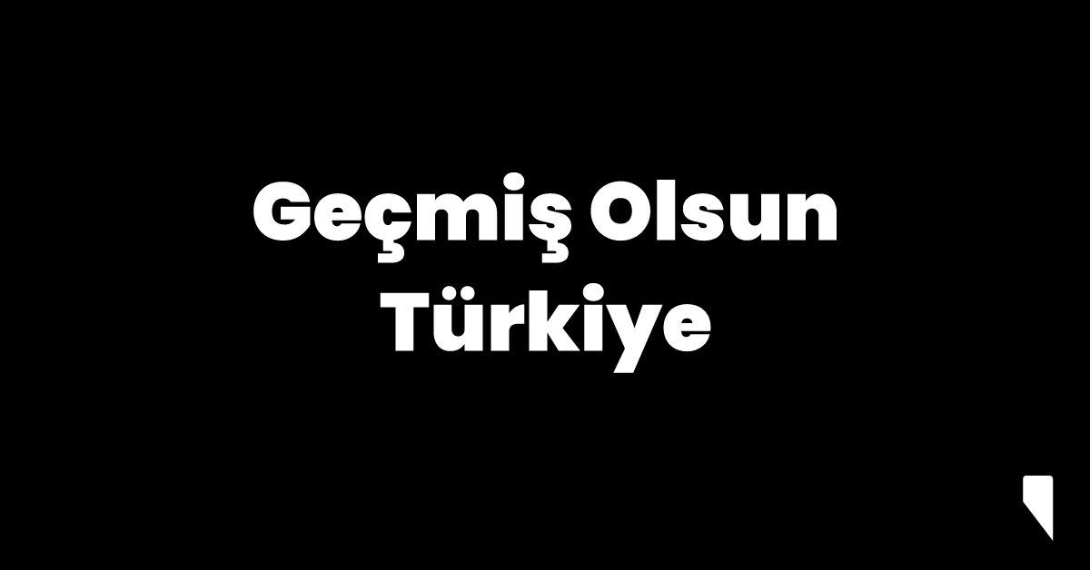 Yaşanan depremde hayatını kaybeden vatandaşlarımıza Allah'tan rahmet, ailelerine başsağlığı, yaralılara acil şifalar dileriz. Geçmiş olsun Türkiye.
