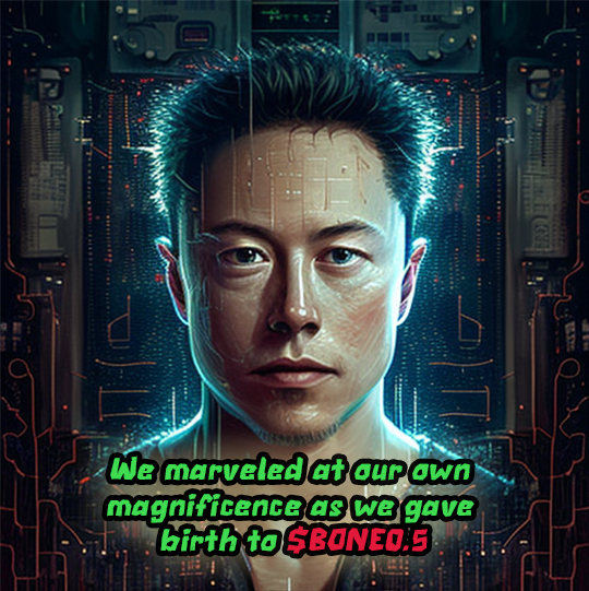 If you don't hear it enough <a href="/elonmusk/">Elon Musk</a> >

Thank you for being an amazing human and taking the wheel on this crazy rock! Let's Goooooo!!!

Isn't chatGPT sick or what?!?!

#ElonMusk  #HalfBoneArmy #SHIBARIUM  #ShibaInu  #ETH  #Crypto #DeFi #Web3 #AI