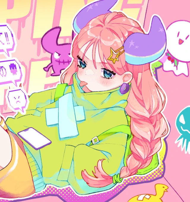 最近イラスト方向転換しすぎてるので 安定するまでコミッションのご依頼一旦止めようか迷っている