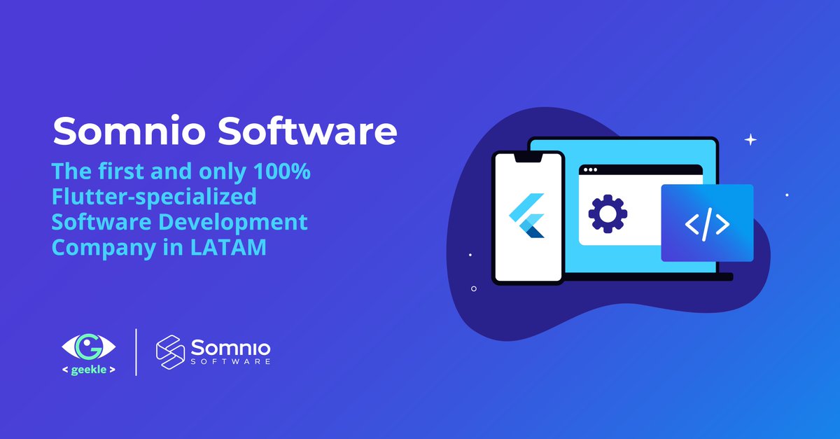 FlutterSummit's tweet photo. @somnio_software is the first and only 100% Flutter-specialized Software Development Company in LATAM 🚀 They provide #Flutter Services for Mobile, Web, Desktop &amp; Embedded Devices Applications.
To know more, talk to Somnio Software: https://t.co/pAwqFm2XCz https://t.co/kUFIXh9cdy