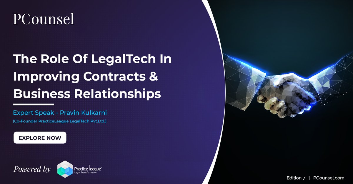 razorsignclm's tweet photo. The Role Of LegalTech In Improving Contracts & Business Relationships
In this article, our co-founder, Mr Pravin Kulkarni, examines how a Contract Lifecycle Management System can enhance and improve the contracts themselves
https://t.co/O6c57ohKIS
#Emagazine #Legaltech #PCounsel https://t.co/TJX3mlbk9V