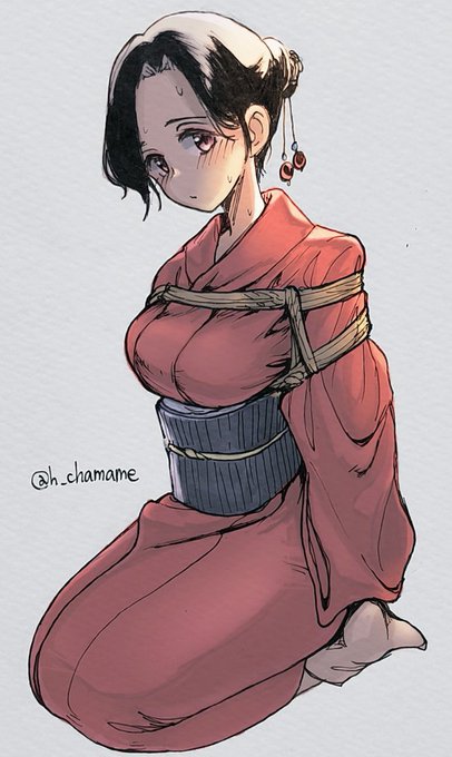 久々に描いた高手小手 