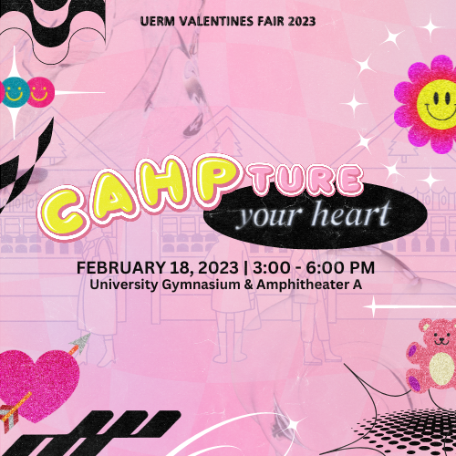 uermcahpsc's tweet photo. 💌
𝐓𝐎: 𝐀𝐥𝐥 𝐔𝐄𝐑𝐌 𝐂𝐨𝐥𝐥𝐞𝐠𝐞𝐬
𝐅𝐑𝐎𝐌: 𝐂𝐀𝐇𝐏 𝐒𝐭𝐮𝐝𝐞𝐧𝐭 𝐂𝐨𝐮𝐧𝐜𝐢𝐥

To celebrate the month of chocolates, flowers, and
hearts 🍫💐💕, we are inviting you to our Valentine’s
Day Fair entitled “𝓒𝓐𝓗𝓟𝓽𝓾𝓻𝓮 𝓨𝓸𝓾𝓻 𝓗𝓮𝓪𝓻𝓽.” https://t.co/xqQFtLr3G7