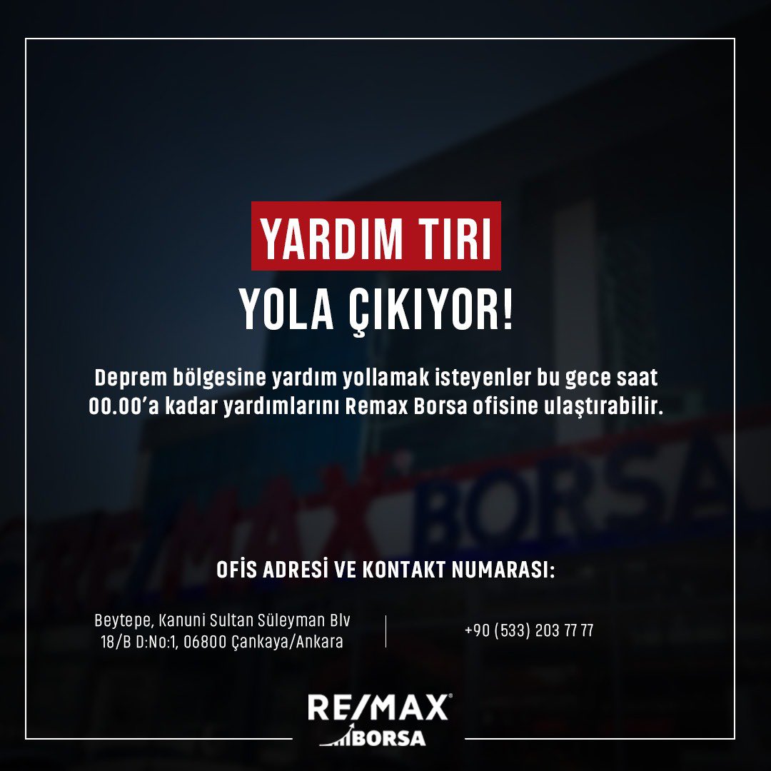 kw_borsa's tweet photo. Bu gece yarısına kadar yardımlarınızı Remax Borsa ofisine ulaştırabilirsiniz.
gelen ihtiyaç listelerine göre öneriler:
Çadır içi soba
Uyku tulumu (çocuk)
Battaniye
Sentetik içlik (bebek/çocuk)
Eldiven
Kışlık bot(çocuk)
Kadın pedi
Jeneratör
Çocuk bezi ve maması
Konserve gıda https://t.co/0UdXKjR45d