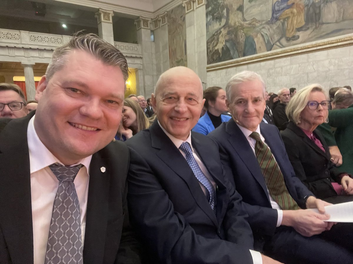 Good morning from Oslo! 🇳🇴🇫🇮

<a href="/jonasgahrstore/">Jonas Gahr Støre</a> <a href="/Mircea_Geoana/">Mircea Geoana</a> 

#leangkollen #DNAK