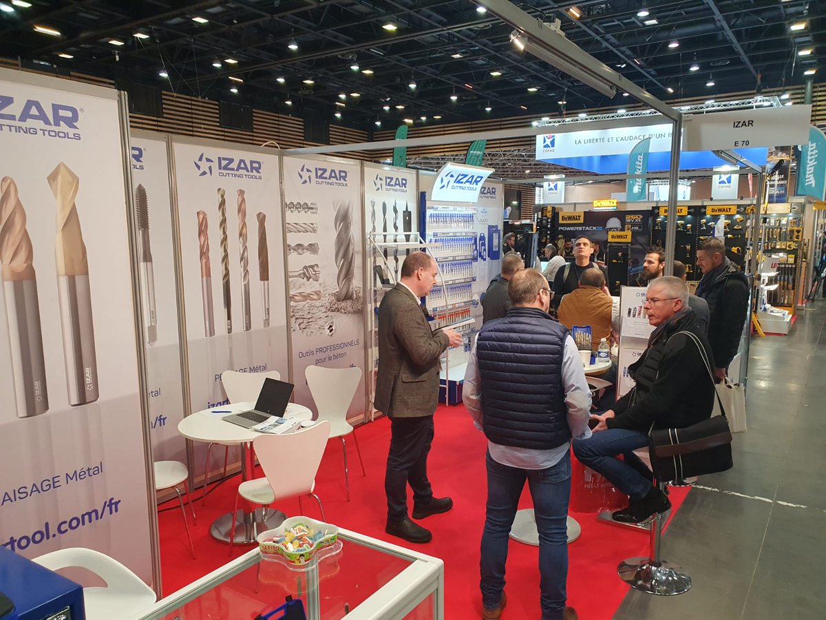 izartool's tweet photo. Nous sommes présents aujourd'hui au salon de notre bon client Groupe #COFAQ à @eurexpo_ #Lyon. Nous attendons votre visite à notre stand E70 !
#fabricant #outils #OutilsCoupants #forets #fraises #tarauds #fabrication #service #France https://t.co/xONZBlDISg