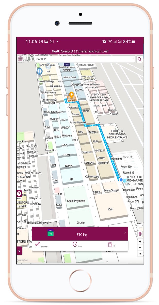 خريطة #ليب23 التفاعلية من تطوير @NearMotion تسهل عليك الوصول لوجهتك.
جربها الآن nearmotion.com/maps/LEAP2023/…
#LEAP23 #indoornavigation #digitalmapping
