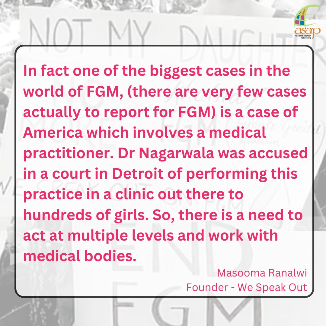 asapasia's tweet photo. On #internationaldayofzerotolerance for #FemaleGenitalMutilation read our conversation with @RanalviMasooma founder of @SpeakoutonFGM as she throws light on the history of the practice &amp; acceptance not just in #Asia or #Africa but across the globe. 
#ASAPBlog link 👇 https://t.co/d7sq2iJLjG