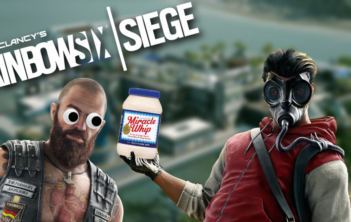 powmuu's tweet photo. Never eating miracle whip again - Rainbow Six Siege Funny Moments https://t.co/zZeo7BcuiJ via @YouTube https://t.co/f2GmAE6lVA