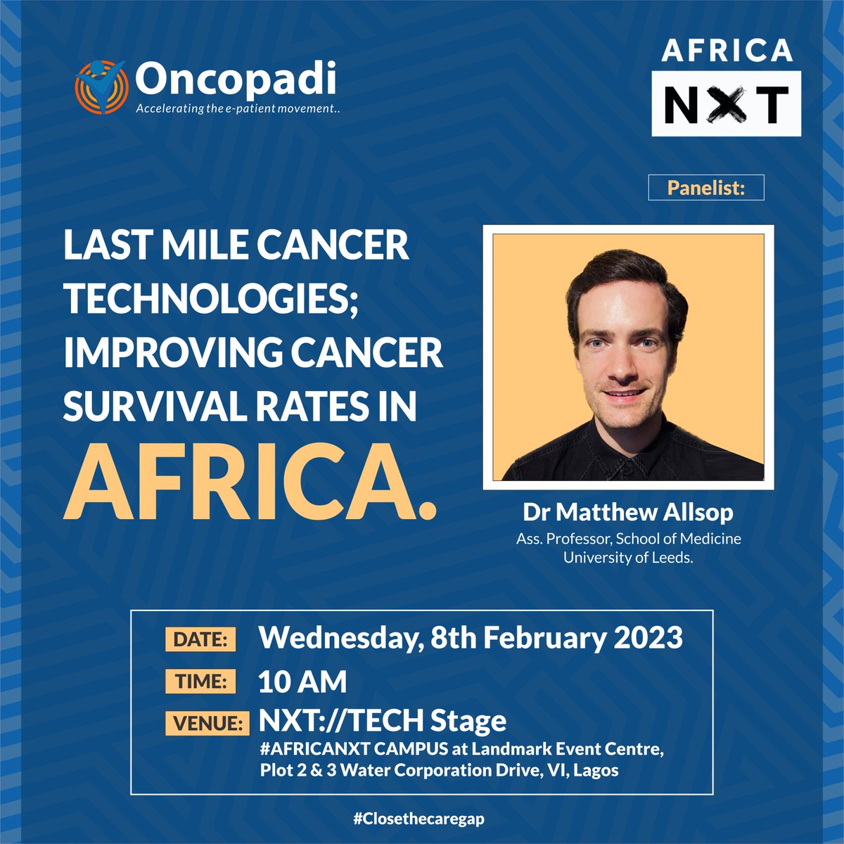 oncopadiapp's tweet photo. 🚨Good news!!!🚨
As we get closer to our event, please meet the distinguished professionals we've lined up for you!

#africanxt2023
#WorldCancerDay 
#MedTwitter https://t.co/qhh6ba6ELM