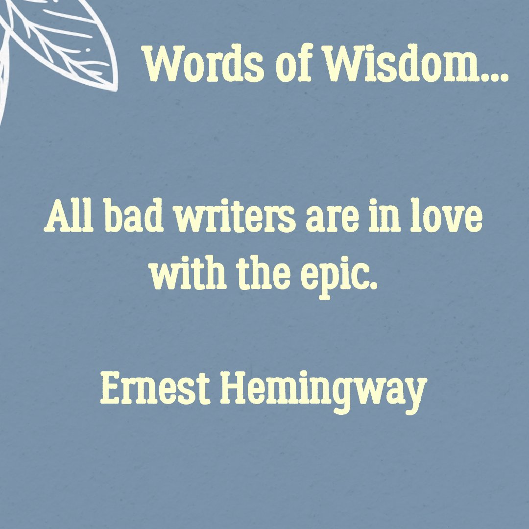 Assume Mr H means 'writing' an epic. How could anyone not love LOTR!?
If your only aim is to sell to millions of people, the best of luck to you. I'd rather have one fan whose world I change for the better ✍️
#motivation #positivevibes #inspiration #believe #mindset #writerlife