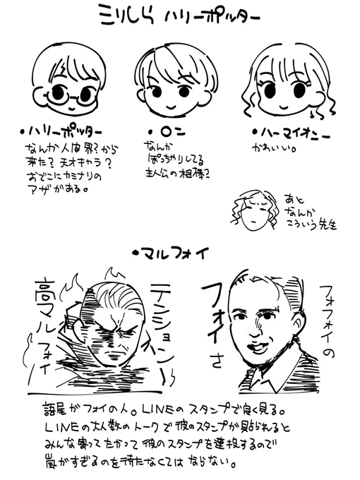 これ…昔描いたミリしらハリーポッター…
映画一つも見てないので、私のハリーポッターの知識はこれが全て… 