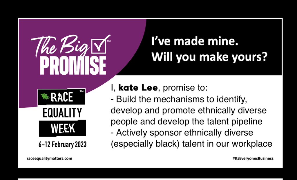 KateLeeCEO's tweet photo. This #RaceEqualityWeek2023 I’ve made my #BigPromise It was an obvious choice for me. Developing people is the most rewarding part of my job & I am totally committed to reducing inequality - so two deeply held values combined and I’m more motivated than ever. @alzheimerssoc https://t.co/LFPhHZKCLh